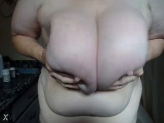 Funbags Sexy Huge Saggy Natural Boobs Big Nipples Lift And Drop Play