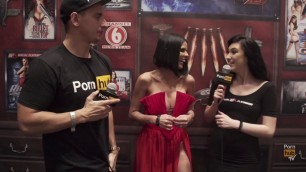 VITALY ZD AT AVN 2016 WITH NIKKI BENZ AND Nikki Delano