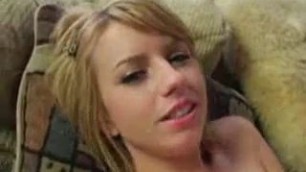 Blonde amateur girlfriend Awesome blowjob and fuck
