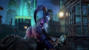 Overwatch Widowmaker Takes Cock