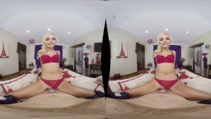 Happy valentines day Hot blonde gives him pleasure VR