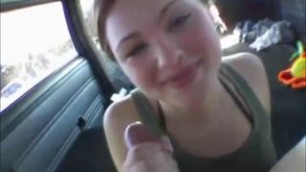 Young Jayme Langford ute Teen fucks in the car Porn Video