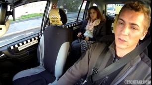 CzechTaxi Girl sit on his cock First squirt ever E20