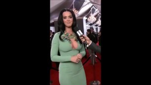 Pretty Brunette Katy Perry Jerk Off To The Beat Challenge