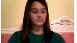 Chatroulette - Cute innocent girl shows her great tanlines