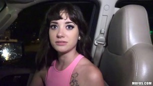 Gia Paige Stranger Fucks Pussy in The Car