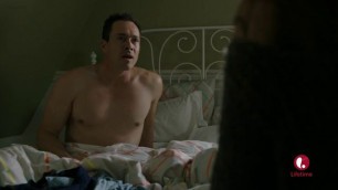Merritt Patterson sexy underwear in sex scene - Damaged (2015)