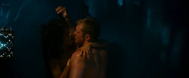 Tessa Thompson sexy, Stephanie Sigman nude hot in sex scene - War on Everyone (2016)