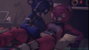 FORTNITE CUDDLE TEAM LEADER DILDO IN THE PUSSY Bears fuck [SFM]