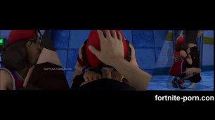 FORTNITE PORN sucks dick - TRIPLE THREAT BLOWJOB