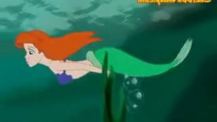 Naked Ariel Swimming in the Water - porn