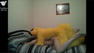 FURRY FUCKS A TWINK Sex in bed
