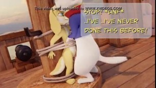 WEASEL FURRY FUCKS FURRY DOG ON YACHT Bondage Cartoon