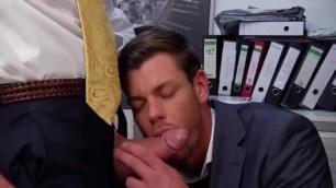 Leo Domenico gay porn big dick (Office)