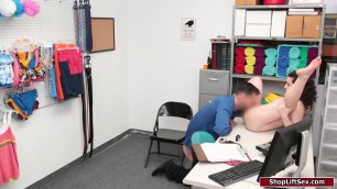 Shoplifter released after getting fucked