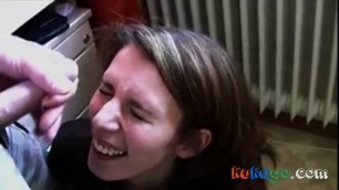 Giving His Real Casual Girlfriend A Facial