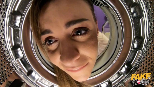 Black chick gets fucked in washer Fakehostel Appealing Girl Osephine Jackson Stuck In A Washing Machine Dastimrar Peekvids