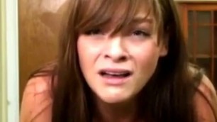 Cute amateur gets a severe spanking