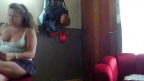 Flashing the delivery man