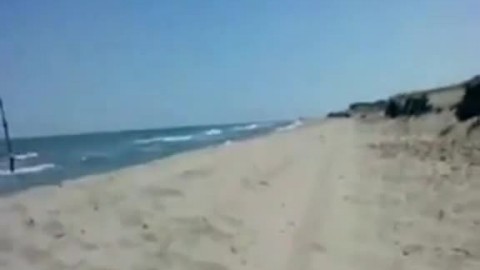 Pipe sur la plage