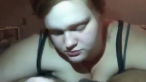 White girl pleasing her black boyfriend by sucking his BBC