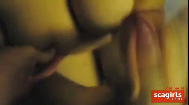 Close up blowjob and a thick cumshot in a thick lips