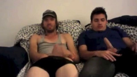 Best Friends Watching Porn - Str8 best friends jerking together watching porn, chromerager @ Gay.PeekVids