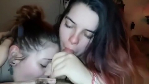 My Step Sister and her Friend giving me Blowjob - Watch it full http://bit.do/eHdA5