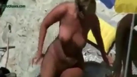 Wife is shared with a Stranger at the Nude Beach - p..com