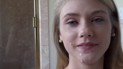 Lovely Teen Hannah Hays Milks Big Cock Of Stepdad