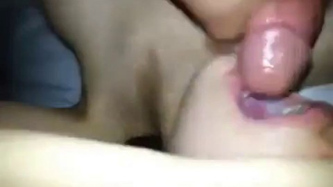 Hairy Asian Amateur  - Cum in Mouth
