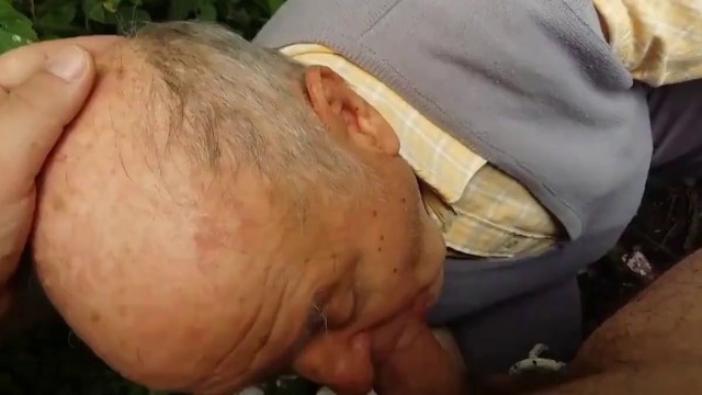 Very old man Sucking Cock