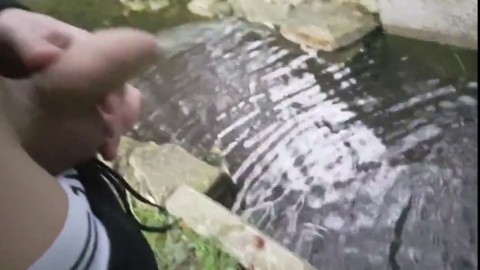 Pissing in the stream