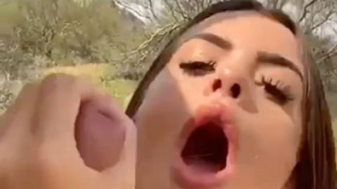 Allison Parker Hiking BJ and Fuck