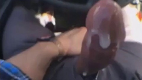 Verbal Stud Nuts in Car with Massive Dick