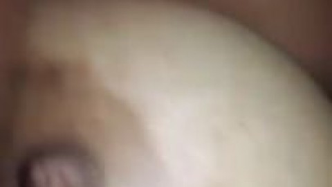 Sub Wife Plays With Her Plump Tits