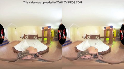 VRLatina.com - Horny Young Babe with Big Tits in VR