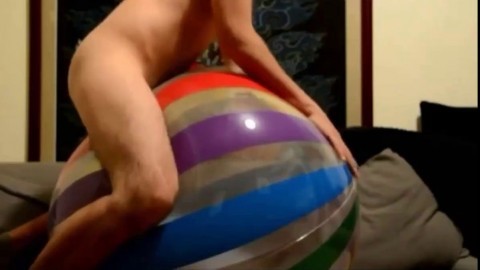 Big Inflatable Ball Humping 3 Lou Charmelle Fuck