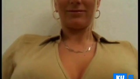juicy german amateur blonde fucking on couch