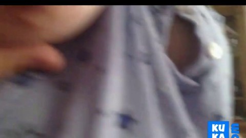 girl wanking a messy cum load from my uncut cock