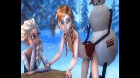 Frozen Elsa and Anna 3D Sex Compilation