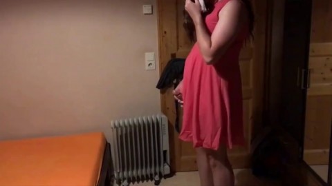 Sissy In Pink Dress Strokes Her Cock With Cumshot On Face 4 Meth Whore