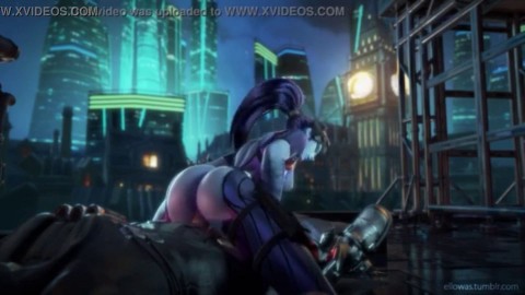 Widowmaker on the Roof Hentai