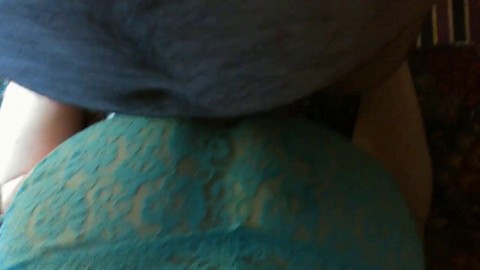 Amatuer CD Torn Panty Fuck With Cum