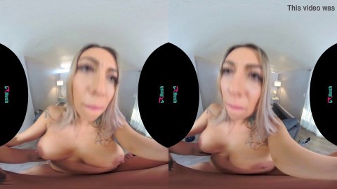 VRHUSH Big tit Kat Dior pounded hard in virtual reality