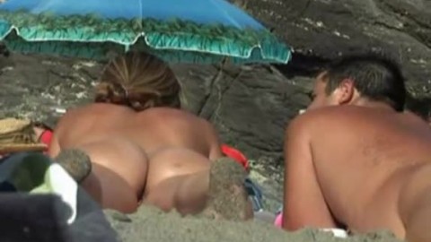 Nudist beach girl - hairy nudist