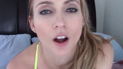 Blonde Bomshell Making A Sex Tape For Her Lover
