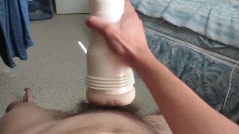 Fucking and Cumming Inside A Fleshlight