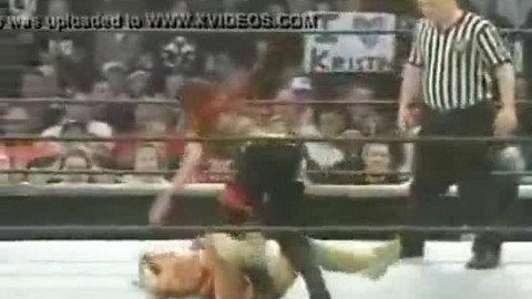 Lita Crotch Stomps Mickie James