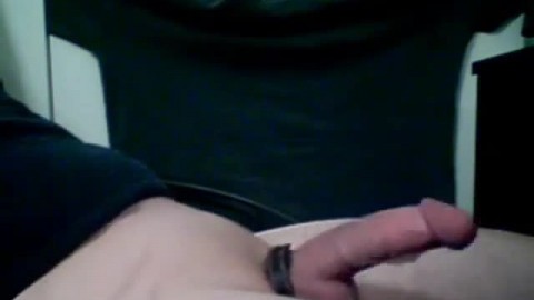 hands free cock ring throbbing with cum